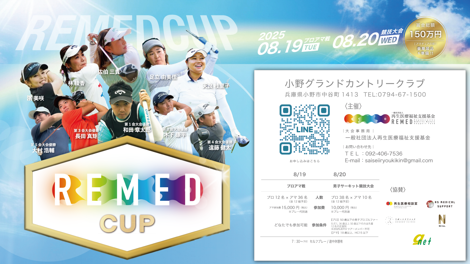 一般社団法人再生医療福祉支援基金主催REMED CUP(リーメドカップ） 男子サーキット競技大会