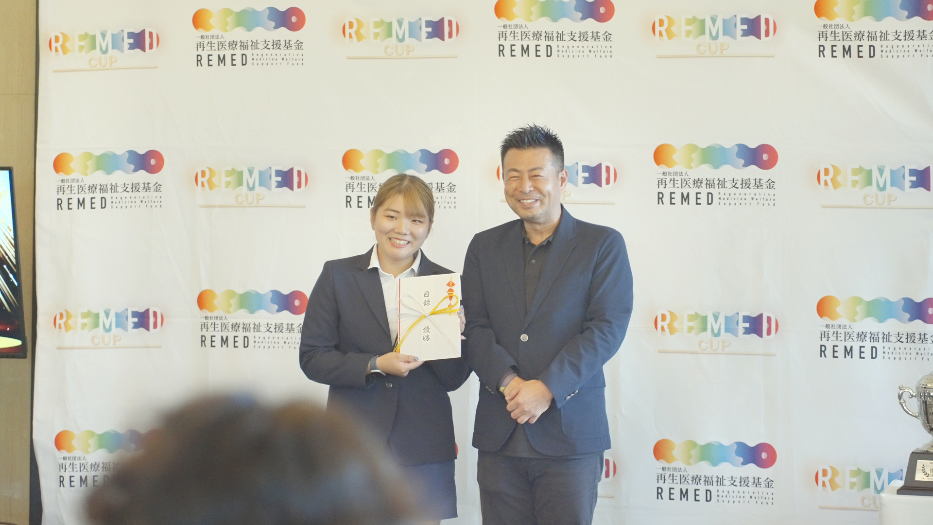 女子アマの部 優勝・中道ゆい選手
